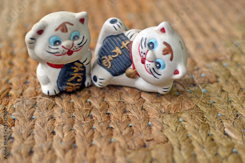 Luky japanese cat maneki Neko photo