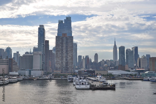 A View of New York City from Hudson River, USA