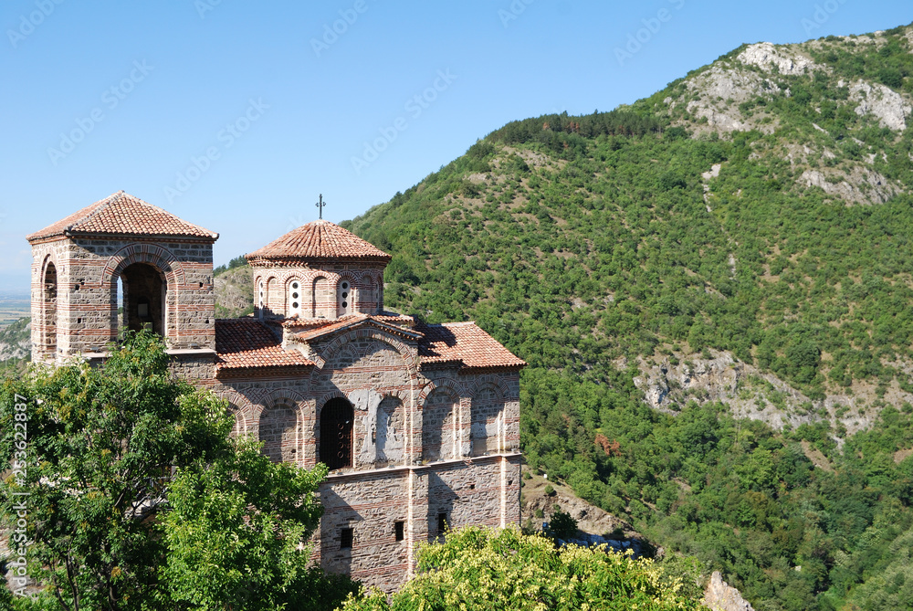 The fortress of the Bulgarian Tsar Ivan Assen II - located near Asenovgrad, Bulgaria.