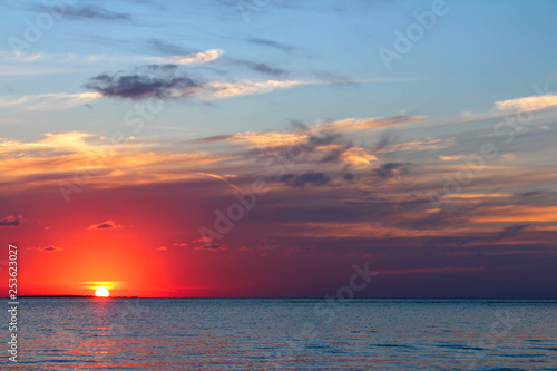 Stunning Sunset view in Isla de Holbox  Mexico