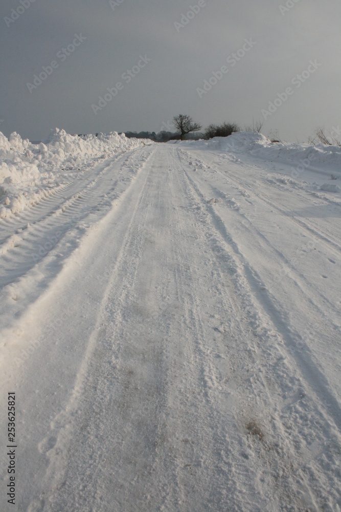 road in winter