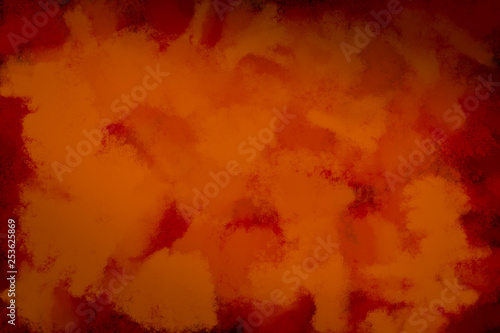 Red orange art background © PopsaArts