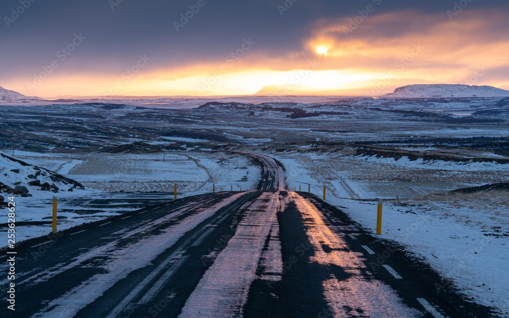 Sunset, Iceland, Europe