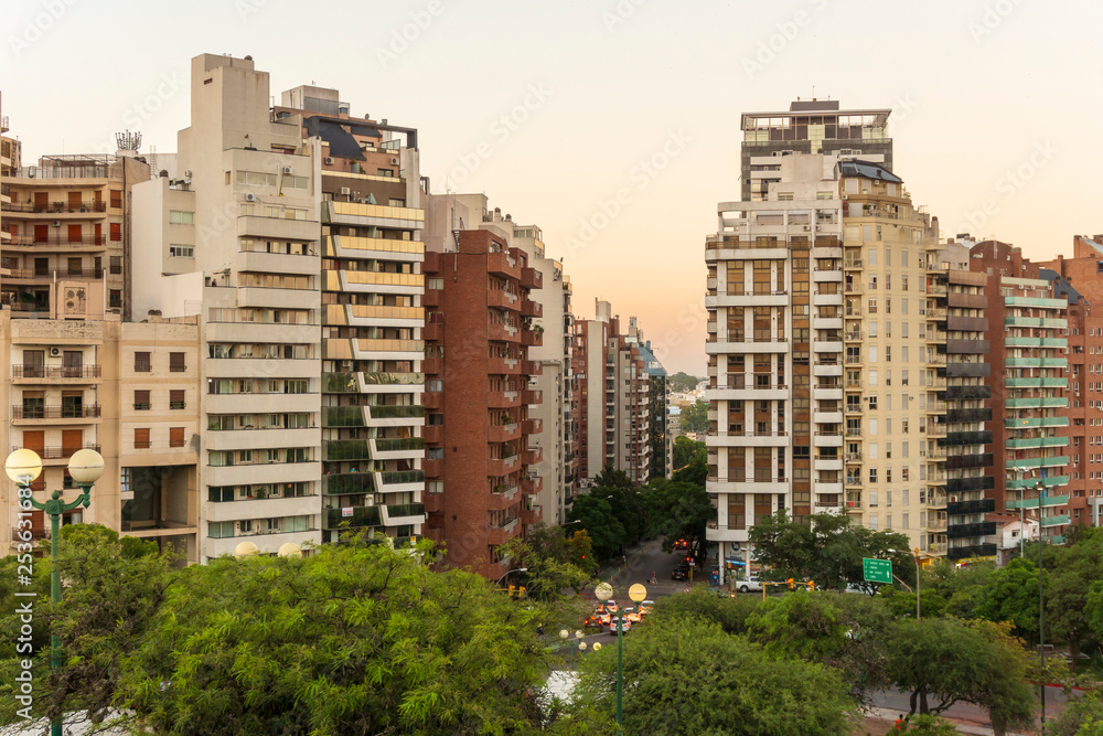 Córdoba Skyline at Sunset