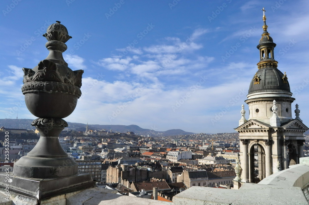 Obraz premium A View of Budapest, Hungary