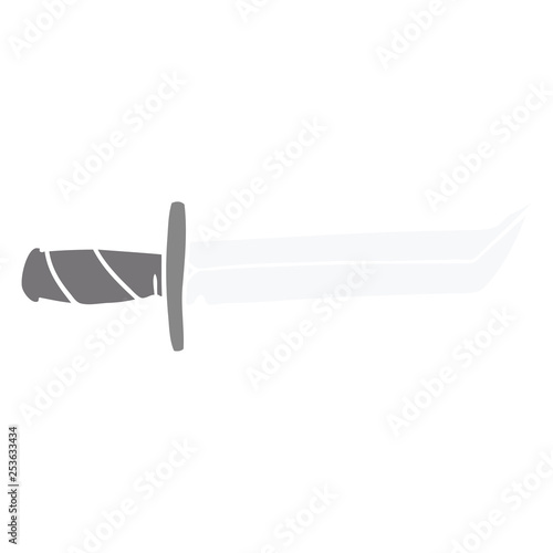 cartoon doodle of a short dagger