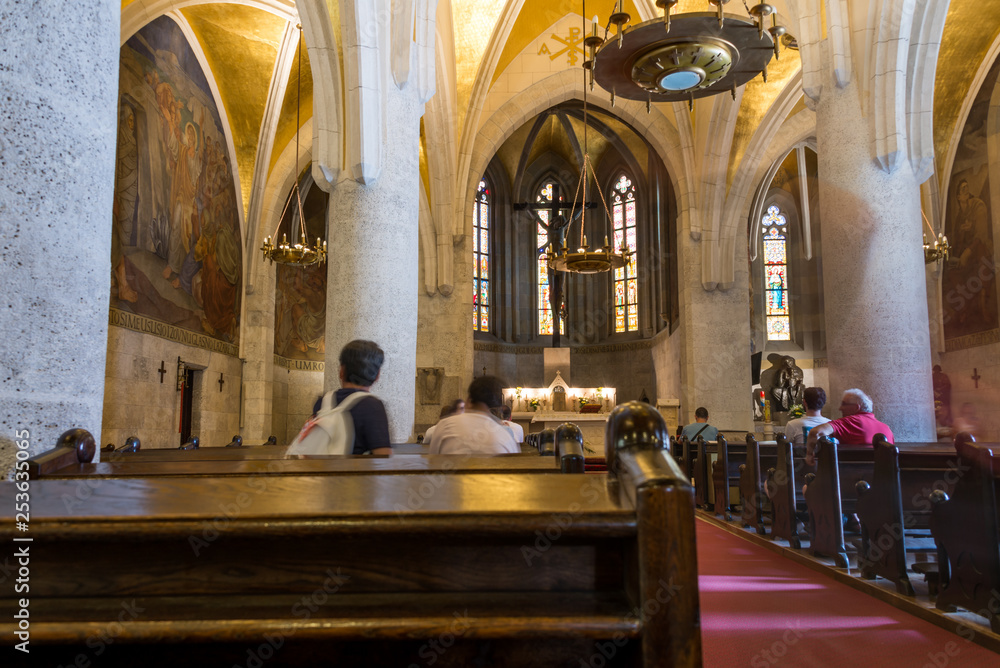 Fototapeta premium St. Mark's Church in Zagreb, Croatia
