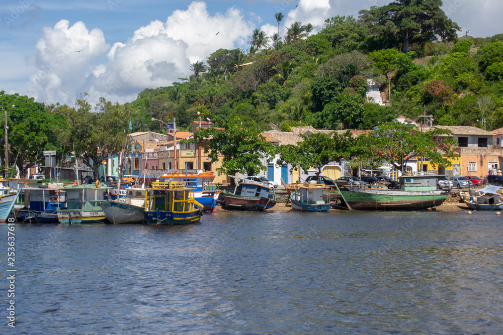 boats on harbor