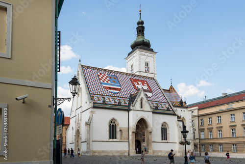 St. Mark's Church in Zagreb, Croatia