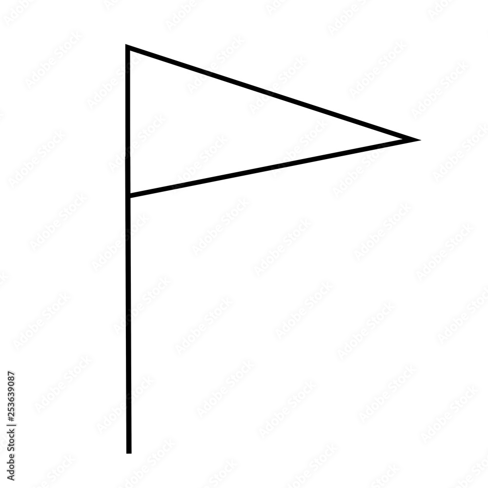 Obraz premium flag vector icon