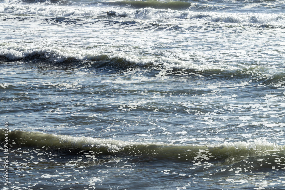 Fototapeta premium waves on beach 005