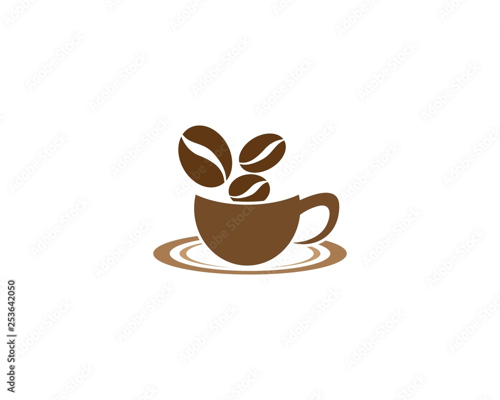 Obraz premium Coffee vector illustration