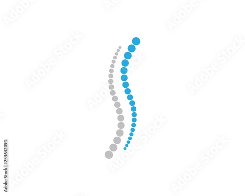 Spine logo vector icon