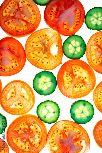 pomidor i ogórek warzywa