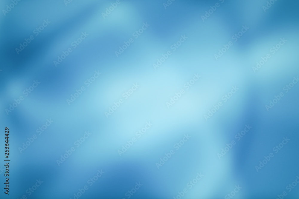 Fototapeta premium Soft blue lights abstract background