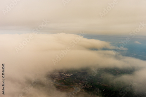 Netherlands, Hague, Schiphol, a close up of clouds in the sky