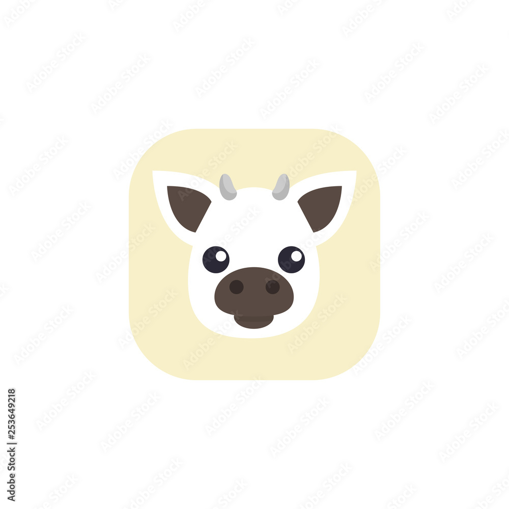 Cow head. Logo cow. Cow. Animal. Vector illustration. EPS 10. Cow head. Logo cow. Cow. Animal. Vector illustration. EPS 10.