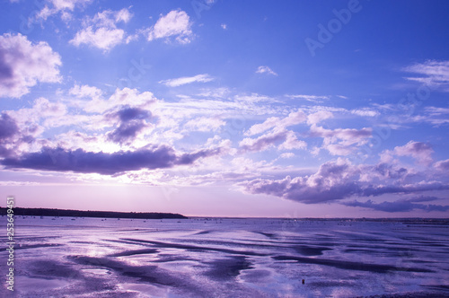 Poole harbour sunset