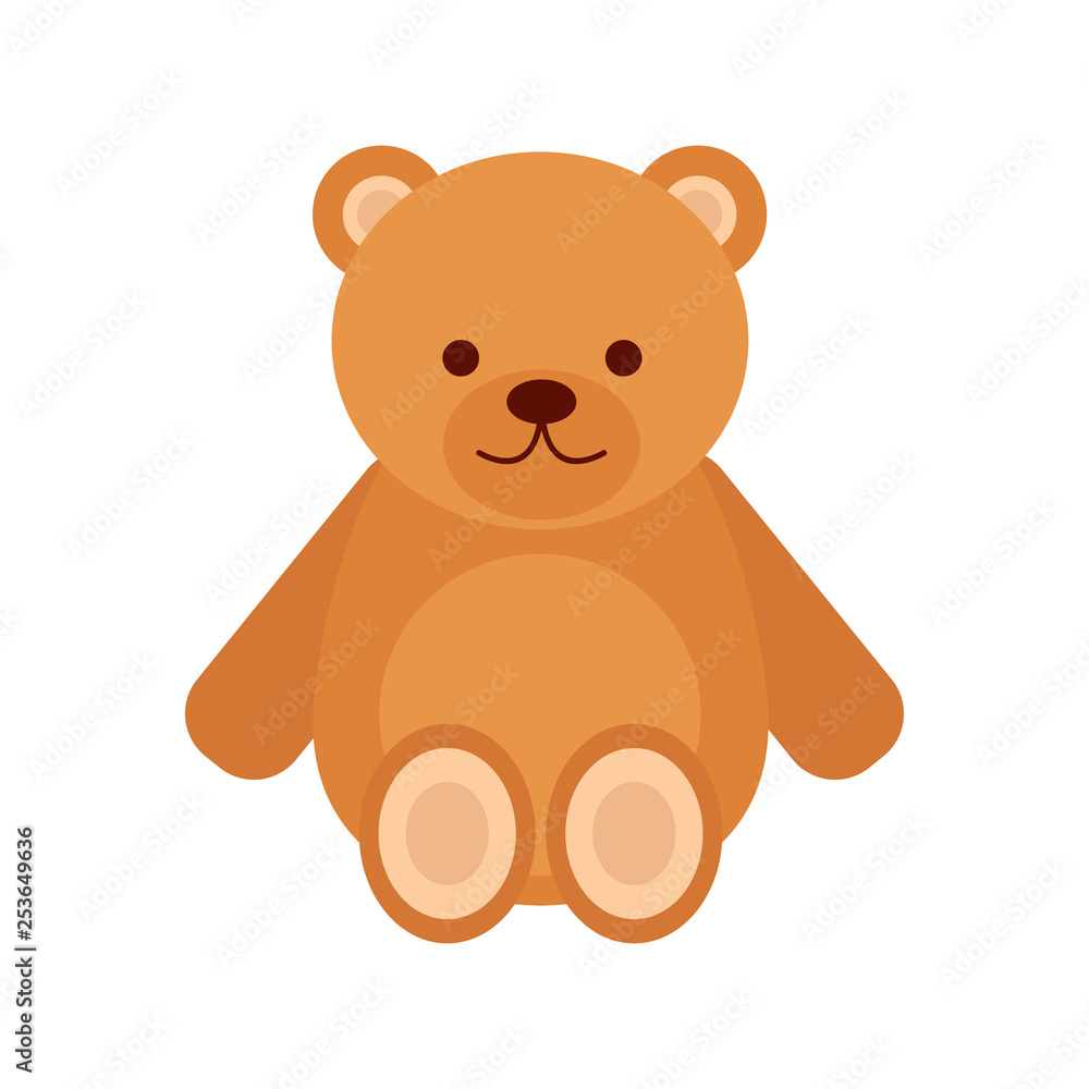 Teddy bear. Toy teddy bear. Toy. White background. Vector illustration. EPS 10. Teddy bear. Toy teddy bear. Toy. White background. Vector illustration. EPS 10.