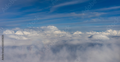 View from the sky, cloud, a view of sky with clouds © SkandaRamana