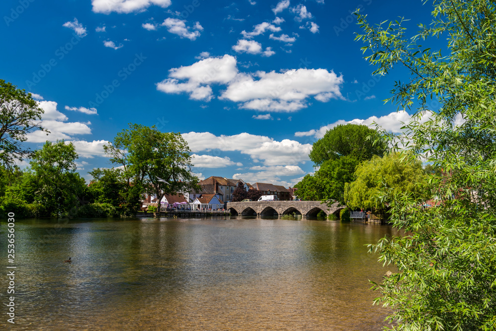 Fordingbridge and the River Avon in Hampshire