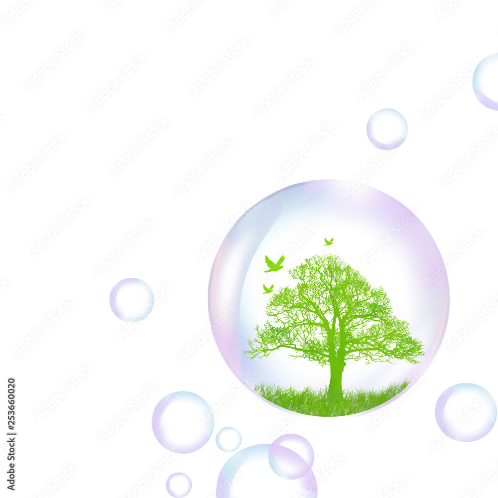 エコ エコロジー 環境 自然環境 温暖化 再生可能エネルギー Stock イラスト Adobe Stock