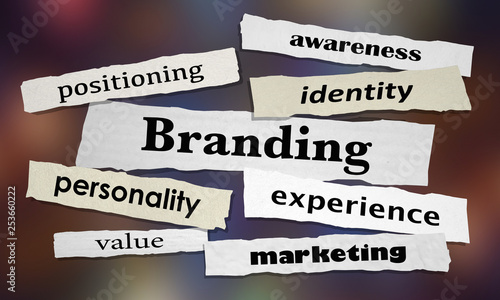 Branding Marketing Awareness Experience News Headlines 3d Illustration photo