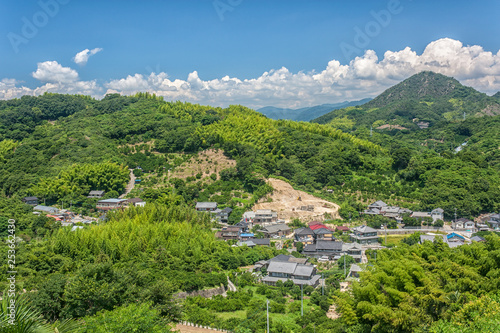 Village on Innoshima in the Seto Inland Sea, Japan