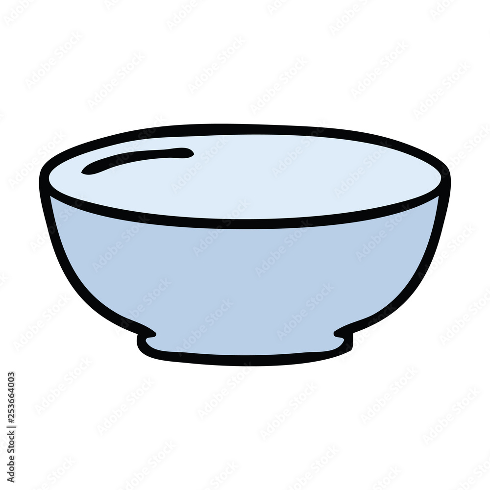 quirky hand drawn cartoon bowl quirky hand drawn cartoon bowl