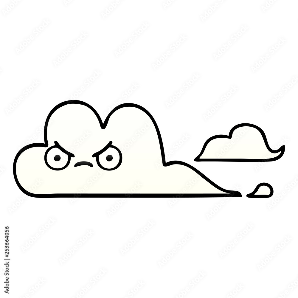 gradient shaded cartoon white cloud gradient shaded cartoon white cloud