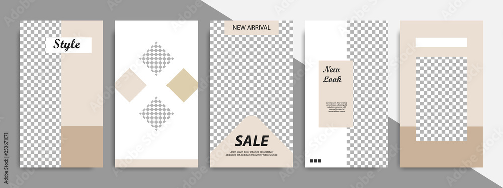 Modern minimal square shape template in soft satin brown color with frame. Corporate advertising template for social media stories, story, business banner, flyer, brochure in white background. Modern minimal square shape template in soft satin brown color with frame. Corporate advertising template for social media stories, story, business banner, flyer, brochure in white background.
