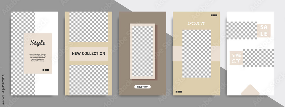 Modern minimal square shape template in soft satin brown color with frame. Corporate advertising template for social media stories, story, business banner, flyer, brochure in white background. Modern minimal square shape template in soft satin brown color with frame. Corporate advertising template for social media stories, story, business banner, flyer, brochure in white background.