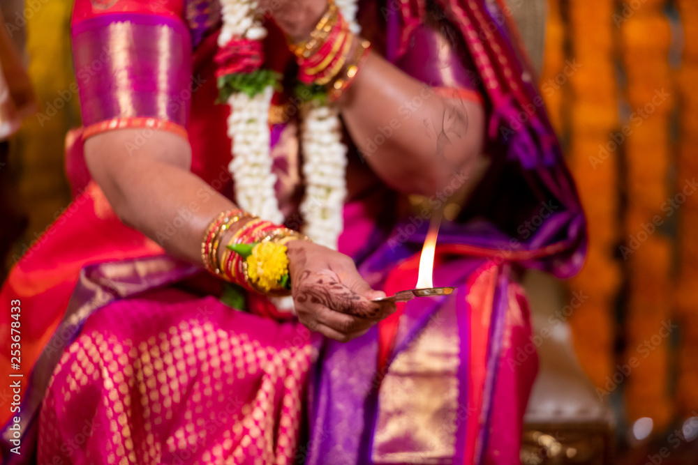 Rituals, traditional Hindu wedding , South India