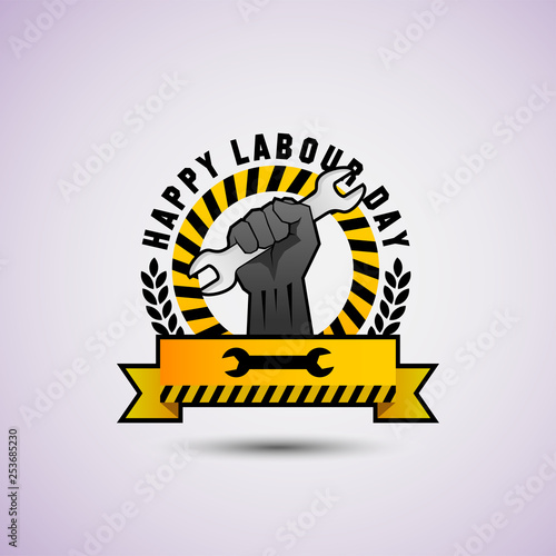 happy labor day vector illustration