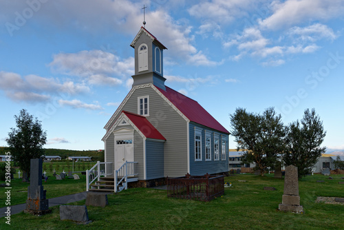 alte Kirche von Reykholt, Island