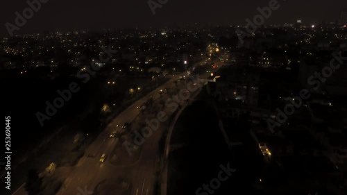 Wallpaper Mural This footage was in Lima, Peru during the night showing the movements of the cars. Torontodigital.ca