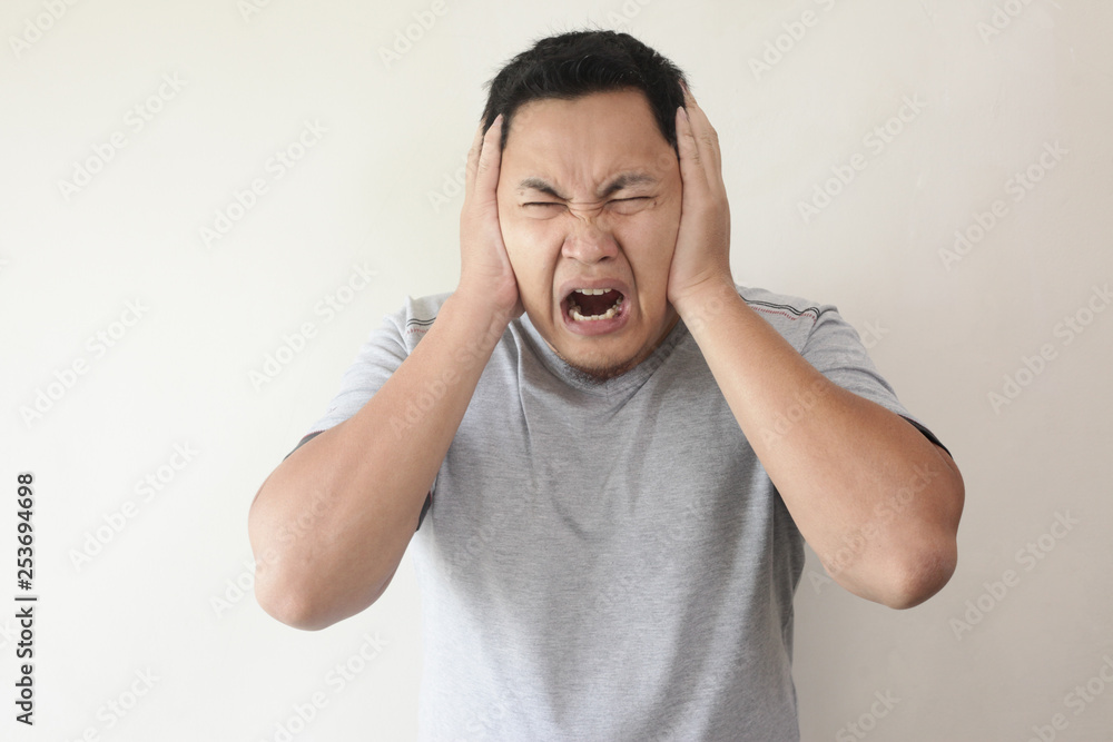 Fototapeta premium Sad Crying Man