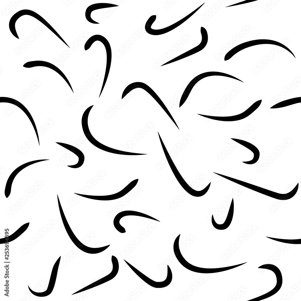 Striped wave seamless pattern. Fashion graphic background design. Modern stylish abstract texture. Design monochrome template for prints, textiles, wrapping, wallpaper, website. Vector illustration. Striped wave seamless pattern. Fashion graphic background design. Modern stylish abstract texture. Design monochrome template for prints, textiles, wrapping, wallpaper, website. Vector illustration.