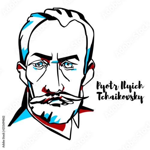 Pyotr Ilyich Tchaikovsky Portrait