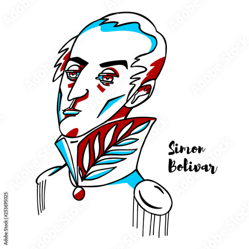 Simon Bolivar Portrait