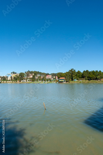 Xuan Huong lake in Dalat, Vietnam