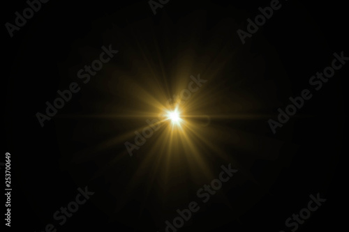 Abstract of sun with flare. natural background with lights and sunshine wallpaper.