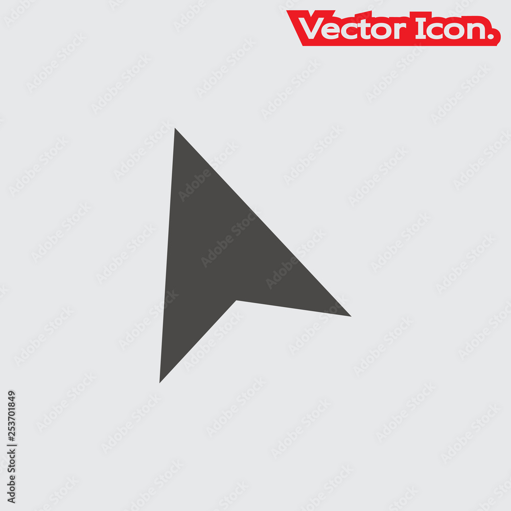 Mouse arrow icon isolated sign symbol and flat style for app, web and digital design. Vector illustration. Mouse arrow icon isolated sign symbol and flat style for app, web and digital design. Vector illustration.