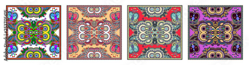 Traditional ornamental floral paisley bandanna