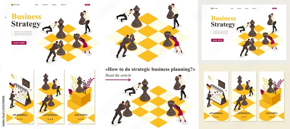 Isometric Strategic Business Planning