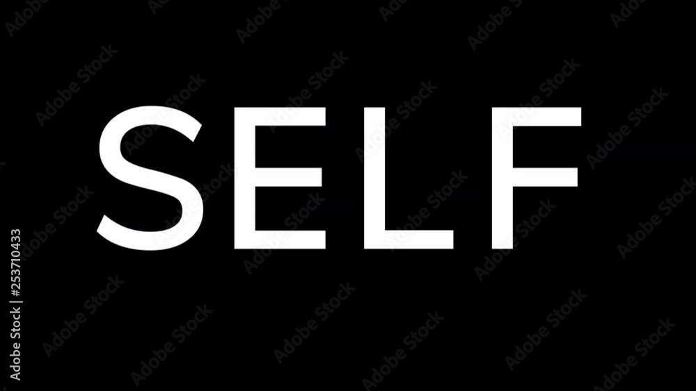From the Glitch effect arises text SELF. Then the TV turns off. Alpha channel Premultiplied - Matted with color black From the Glitch effect arises text SELF. Then the TV turns off. Alpha channel Premultiplied - Matted with color black