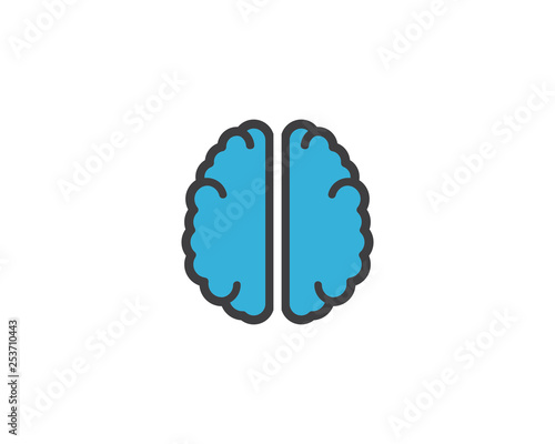 Brain Logo Template vector icon illustration design