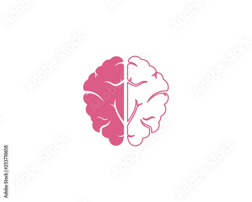 Brain Logo Template vector icon illustration design