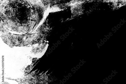 black and white paint brush strokes background 