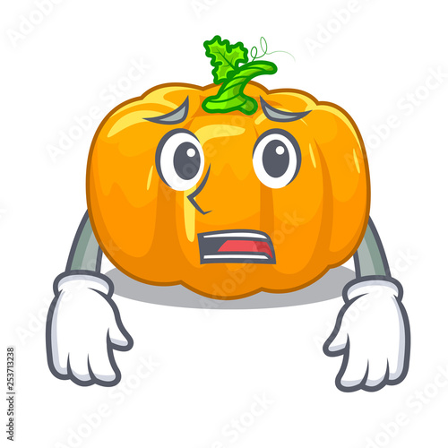 Afraid yellow pump in the character basket
